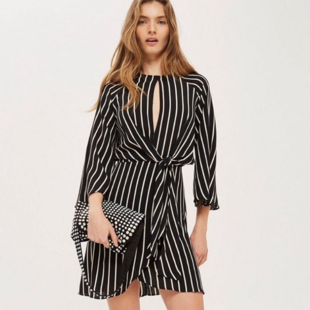 Topshop striped dress